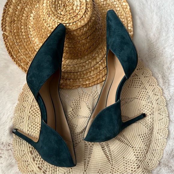 Banana Republic Elegant Teal D’ Orsay Pumps shoes - Picture 8 of 10